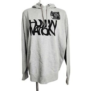 Human Nation Hoodie gray size L